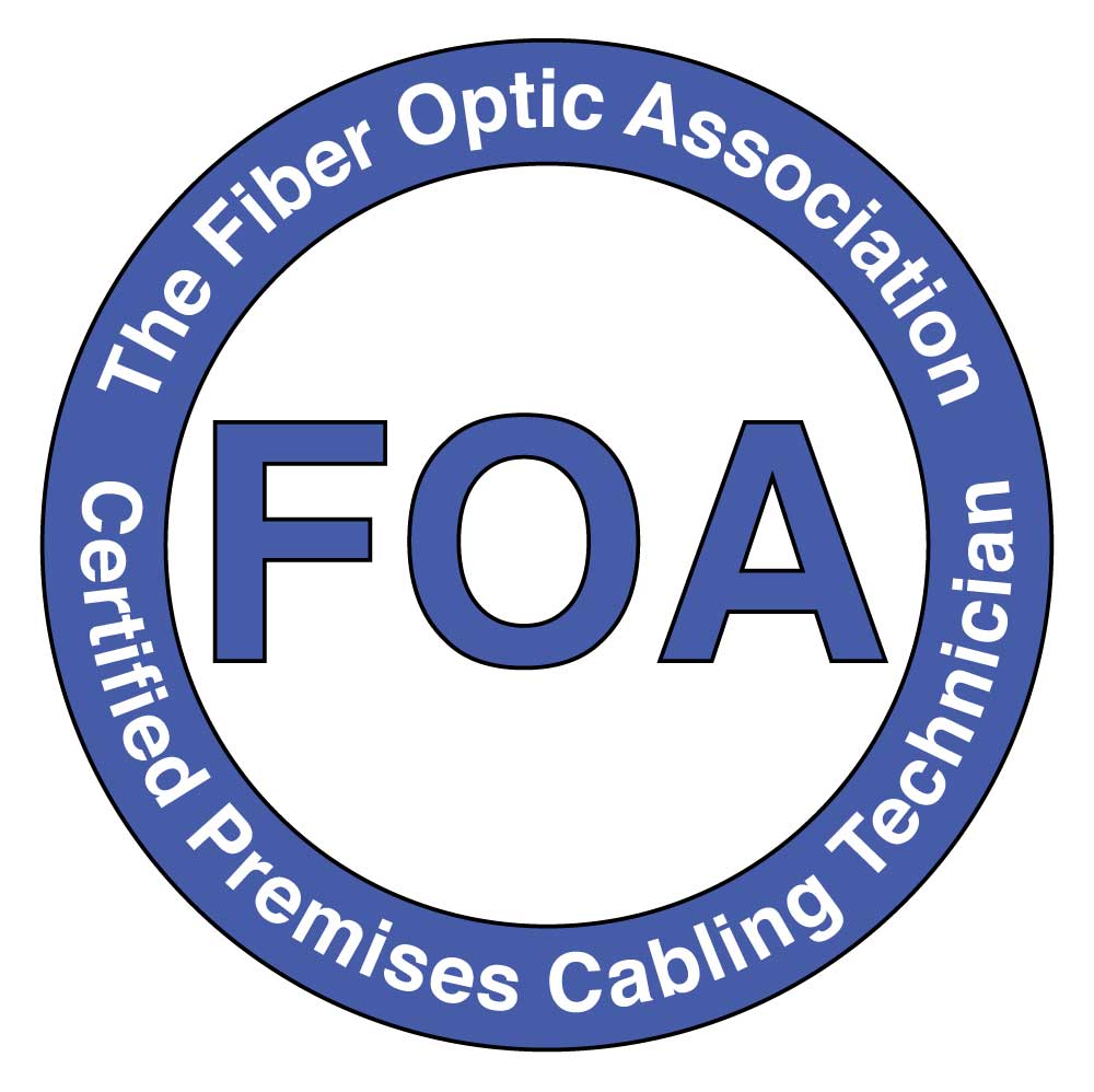FOA Approved School · Fiber Optic Association